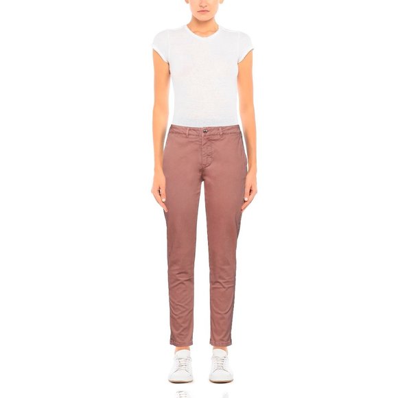 ROBERTO CAVALLI SPORT pastel pink casual gabardine pants - Picture 3 of 10